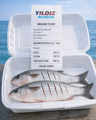2 ADET DENİZ BALIĞI KEFAL